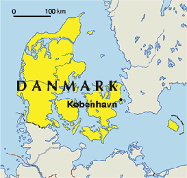 Denmark map