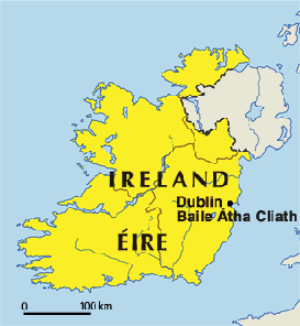 Map of Ireland