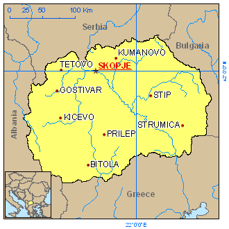 Map of Former Yugoslav