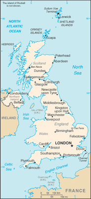 Map of Great Britain