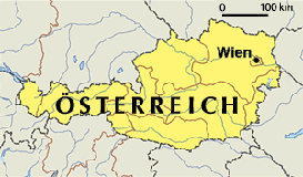 Map of Austria