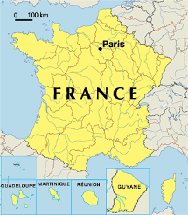 Map of France