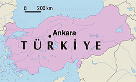 Turkey map