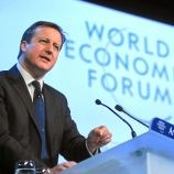 British PM reaches out to Europe at Davos