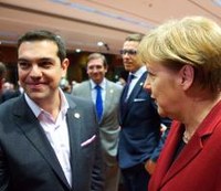 Tsipras, Merkel urge end to ugly eurozone 'stereotypes'