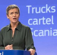 EU fines VW's Scania EUR 880m for trucks cartel