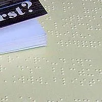 Braille book - Photo by Karl-Heinz Wellmann MEPs back plans to adapt more books for blind people