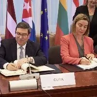 Parrilla - Mogherini - Photo EU Council Landmark EU-Cuba agreement enters into force