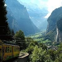 Lauterbrunnental train - Photo ZachT 15,000 Discover EU travel passes up for grabs