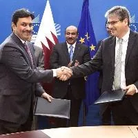 Abdulla Nasser Turki Al Subaey - Carlos Bermejo Acosta - Photo EC EU and Qatar sign aviation agreement, first with a Gulf state