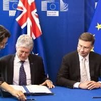 O'Connor - Dombrovskis - Photo © European Union 2023 EU ratifies landmark trade agreement with New Zealand