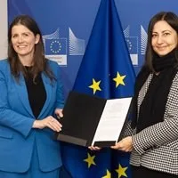 Michelle Donelan - Iliana Ivanova - Photo © European Union 2023 United Kingdom formally joins EU's Horizon research programme