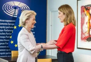Von der Leyen secures second term, diluted European Green Deal lives on von der Leyen - Metsola - Photo © European Union 2024 - EP