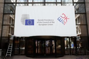 Danish presidency decorations - Photo © European Union 2025