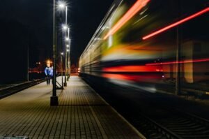 High speed rail train - Photo by Juris Freidenfelds on Pexels