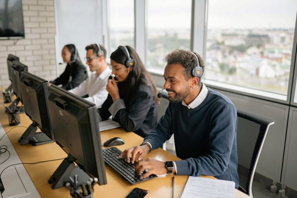 Call centre - Photo by Yan Krukau on Pexels