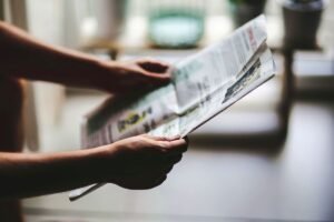 Newspaper - Photo by Karola G on Pexels