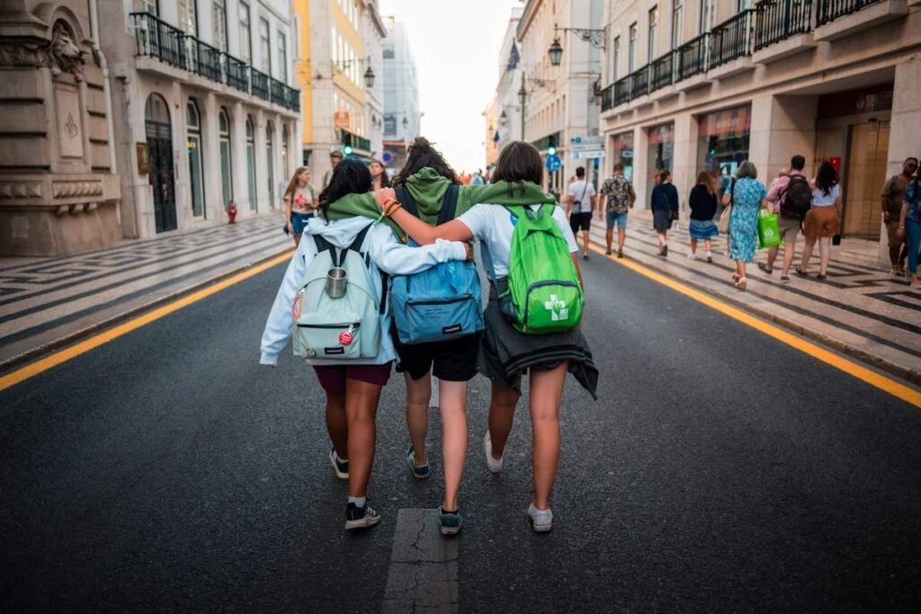 Students in Lisbon - Photo by Vytautas Markunas on Pexels