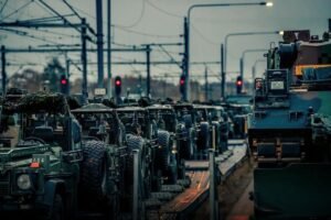 European-made armoured vehicles - Photo © European Union 2025