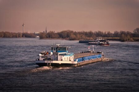 New state aid rules to boost sustainable transport in EU Cargo Ship on Rhine River - Photo by Wolfgang Vrede on Pexels
