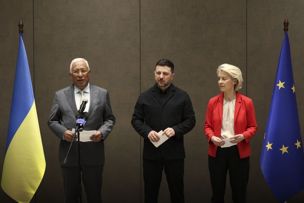 Costa - Zelensky - von der Leyen - Photo © European Union 2026