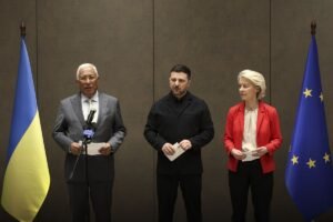 Costa - Zelensky - von der Leyen - Photo © European Union 2026