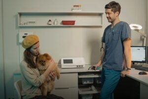 Pet dog at vet - Image by Tima Miroshnichenko on Pexels