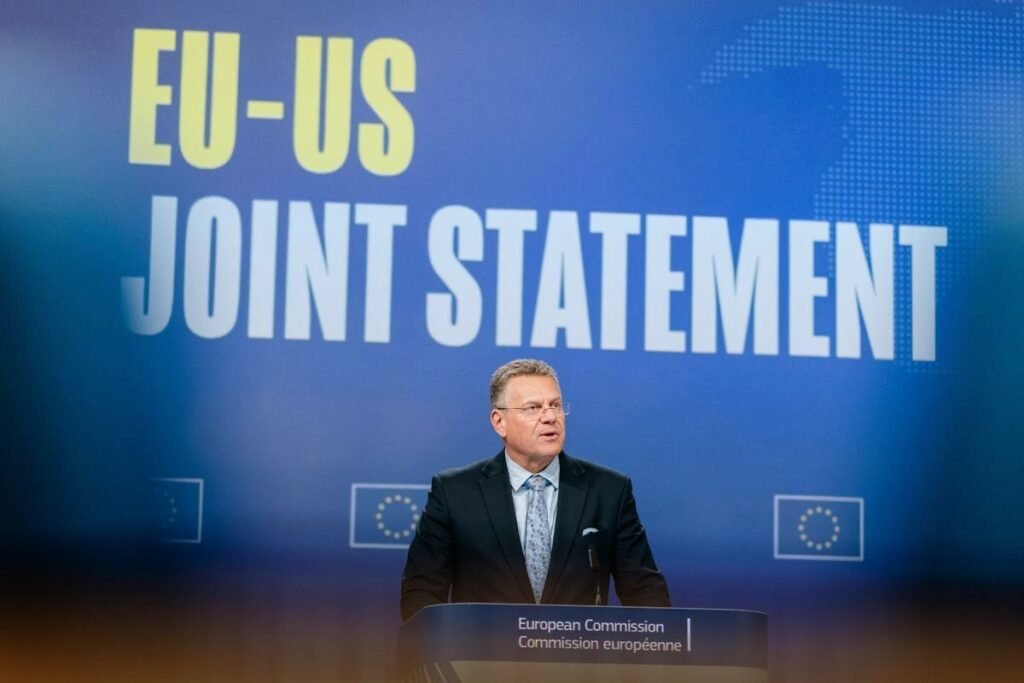 US-EU Joint Statement - Maros Sefcovic - Photo © European Union 2025