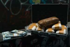 Drug trafficking - Photo by MART PRODUCTION on Pexels
