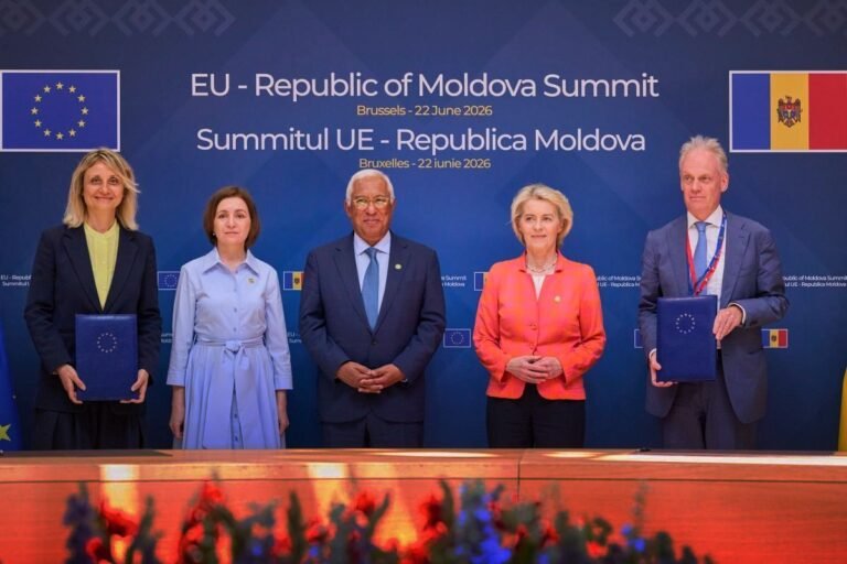 Nistor - Sandu - Costa - von der Leyen - Koopman- Photo © European Union 2026