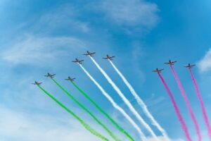 Italy and France Continue Tried-and-True Cooperation on Defence Programmes Defence aircraft in formation - Image by Israel Torres on Pexels