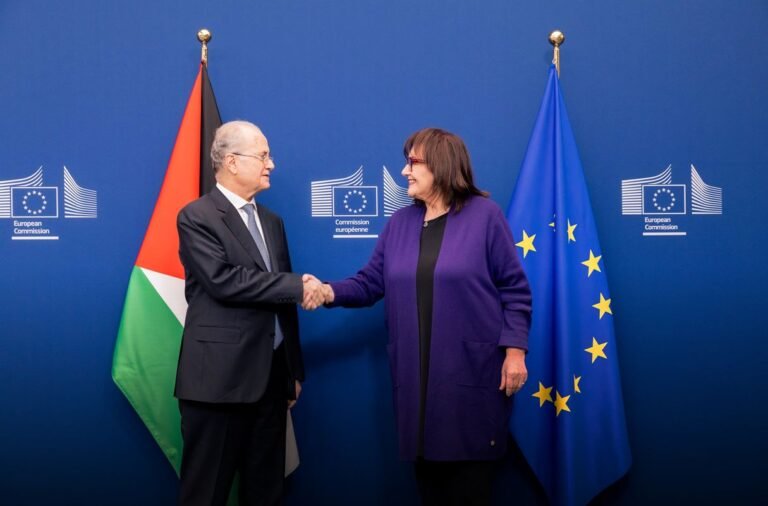 EU’s ‘Team Gaza’ to provide $1bn support for Palestinian recovery Mohammad Mustafa - Dubravka Suica - Photo © European Union 2026